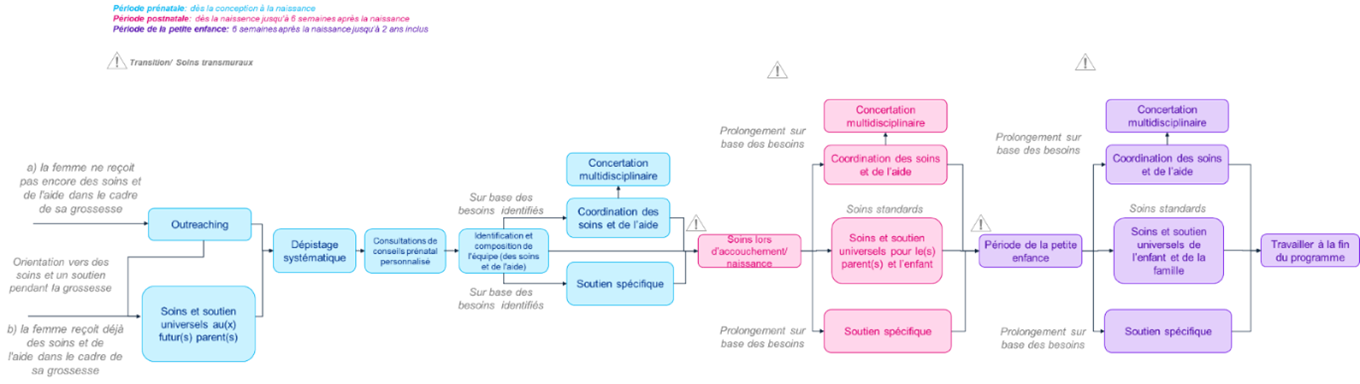 Programme de soins intégrés : Soins et accompagnement des femmes enceintes, des enfants et de la famille qui les entoure lors des premiers 1000 jours